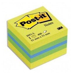 POST-IT Mini bloc cube 400...